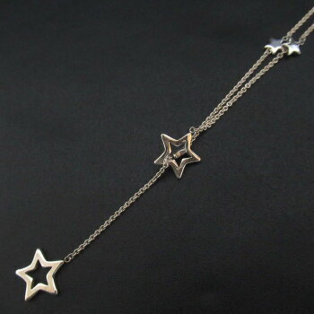 Tiffany Co Star Lariat Necklace SV Silver Luxs